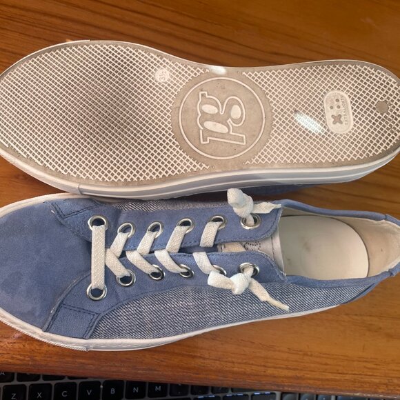 Paul Green Hartley Blue Denim/Suede (extra lightweight) | US 6 | UK Size 3.5 - Picture 4 of 8